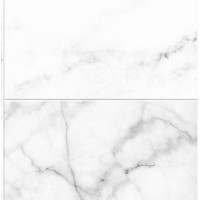 PVC panel with digital printing "Marble White" 2700x250x9 mm