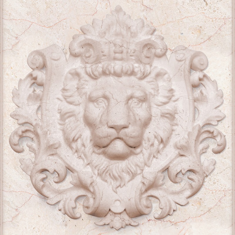 PVC panel with digital printing "Old City - Lion" 2700x500x9 mm