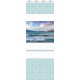 Set of PVC panels with digital printing "Sea" insert 2700x250x9 mm, 4 pcs