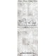 Set of PVC panels with digital printing "Del Mare and Gris - Serenity" 2700x250x9 mm, 4 pcs
