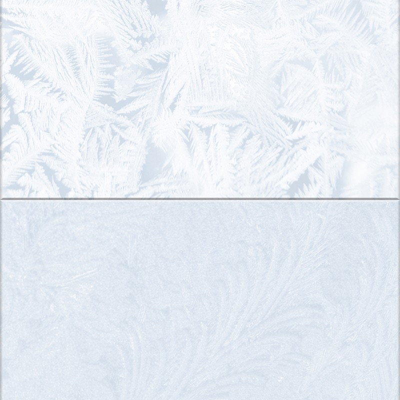 PVC panel with digital printing "Winter Patterns" background 2700x250x9 mm